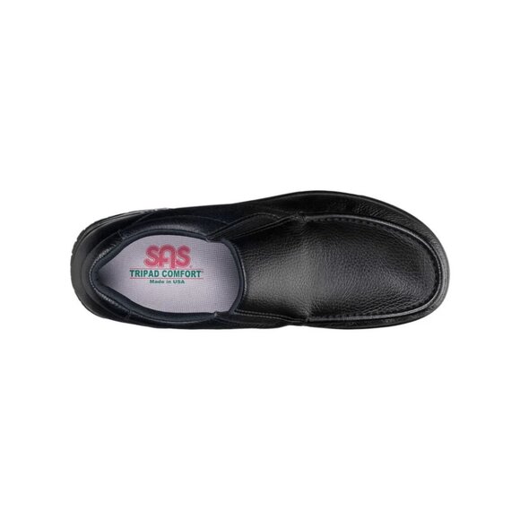 SAS Navigator SR Men\'s Non Slip Loafer, Black XX Wide main image 4